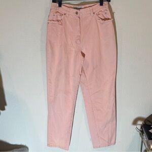 Iceberg pink high waisted jeans size 44 small mark unique pocket details